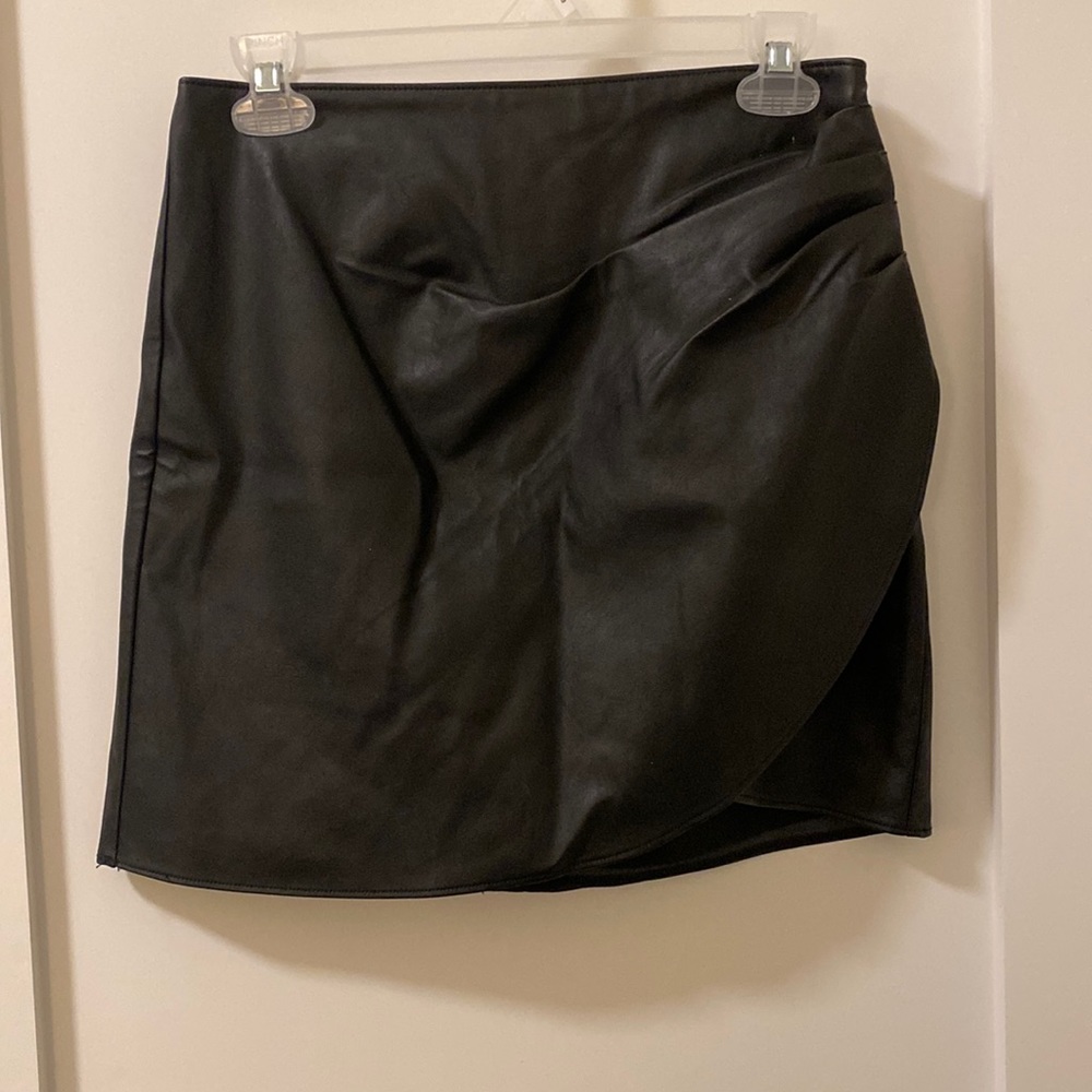 Abercrombie & Fitch Vegan Faux Leather Skirt